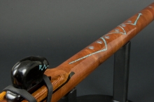 Rose Myrtle Native American Flute, Minor, Low D-3, #E13D